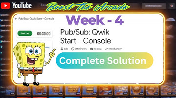 Pub/Sub: Qwik Start - Console | GSP096 | Google Cloud | Skill Boost Arcade | Boost The Arcade