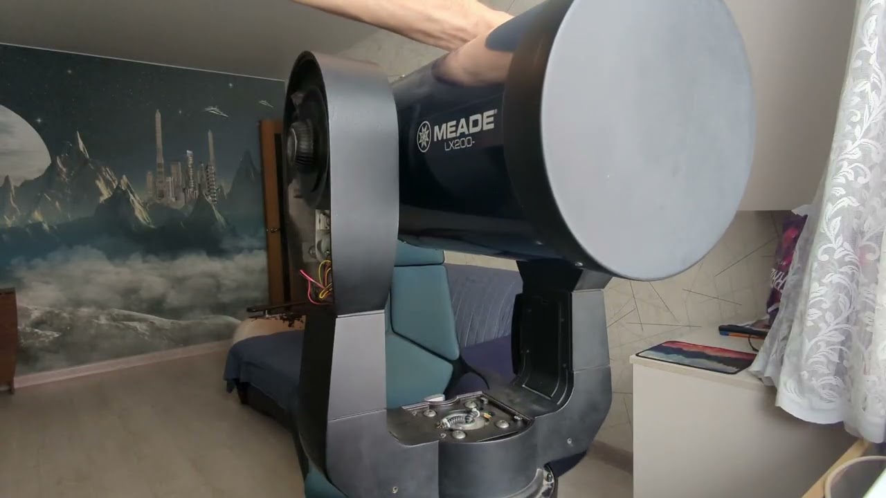 Механика и силовая электроника телескопа Meade LX-200GPS. Ремонт.