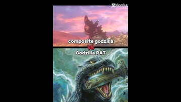composite godzilla Vs Godzilla RAT #Godzilla #VsBattle #short