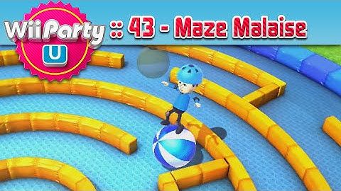 Wii Party U :: 43 - Maze Malaise!