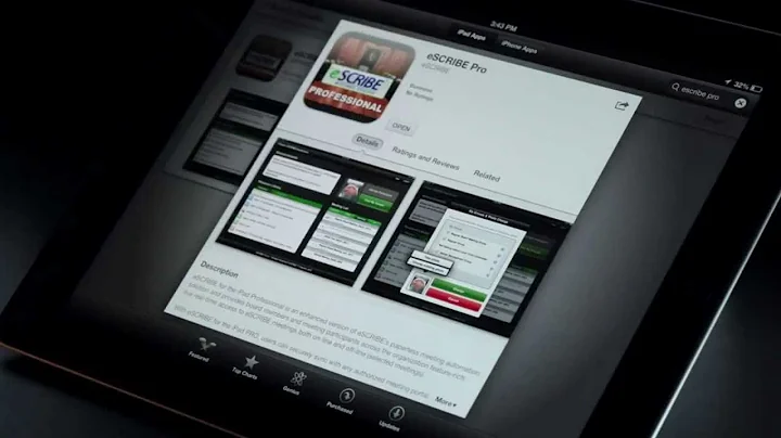 Product Demo Video - eSCRIBE for iPad