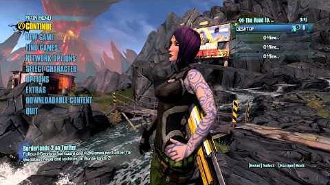 Borderlands 2 PC - Remove Cel Shading Outlines Mod (Cinematic) + Ultra Settings Nvidia GTX 570