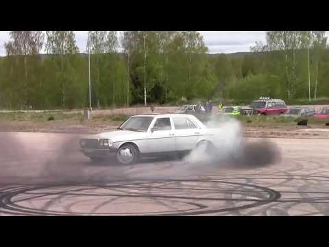 Mercedes Benz W123 TURBODIESEL OM606 BURNOUT