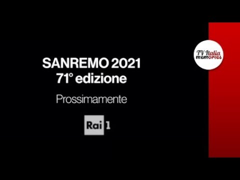 Primo promo "Sanremo 2021" | Tv Italia Memories