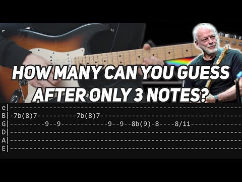 8 Instantly Recognizable Guitar Solos (with TAB)