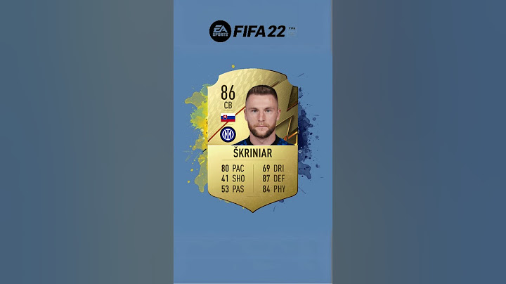 MİLAN SKRİNİAR’IN FIFA KART GEÇMİŞİ