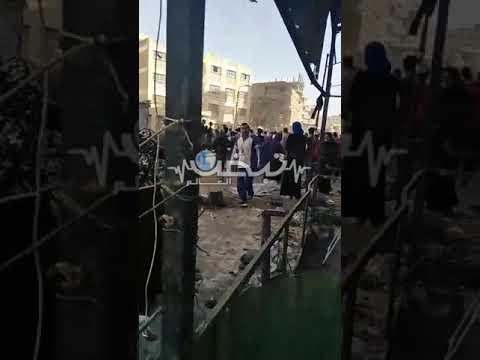 ازالة الاسواق العشوائية بعزبة السوق في بنها