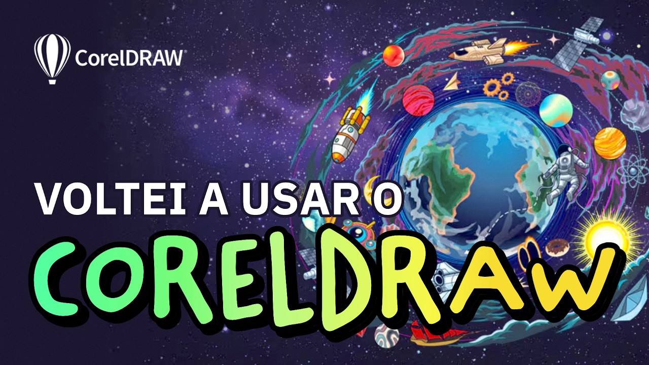 Voltando a usar o CorelDRAW depois de 7 anos - Será que ainda me lembro?