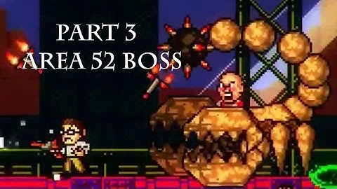 Angry Video Game Nerd AVGN 2 ASSimilation Walkthrough Gameplay Part 3 | Area 52 BOSS Scorpion!