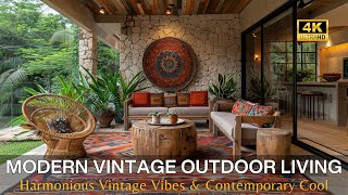 : The Ultimate Outdoor Living Room: Creating Your Dream Modern Vintage Outdoor Living Space