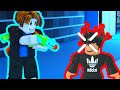 DESTROYING SLENDERS with Roblox JAILBREAK NERF GUNS!