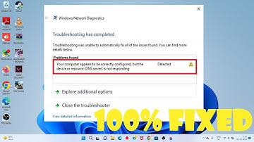 Your computer appears to be correctly configured but the device or resource is not responding