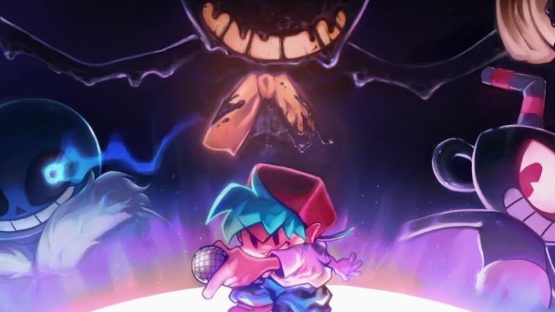 Fnf Indie Cross - Burning In Hell (Instrumental)