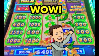 Changing Bet Size WORKS!  Watch as I bust Bankbuster Slot!