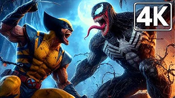 Spider-Man - Symbiote vs Wolverine Fight Cinematic (2024) 4KHDR | Spider-Man Web of Shadow