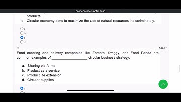 Environmental Science Assignment 7 Solution |NPTEL Assignment Answers