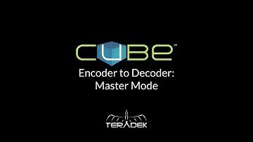 Cube Encoder to Decoder: Master Mode