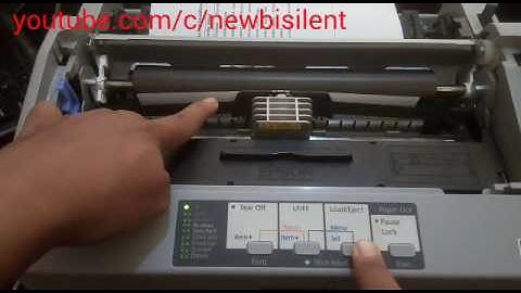 How to setting Top margin EPSON LQ-310 or LX-310