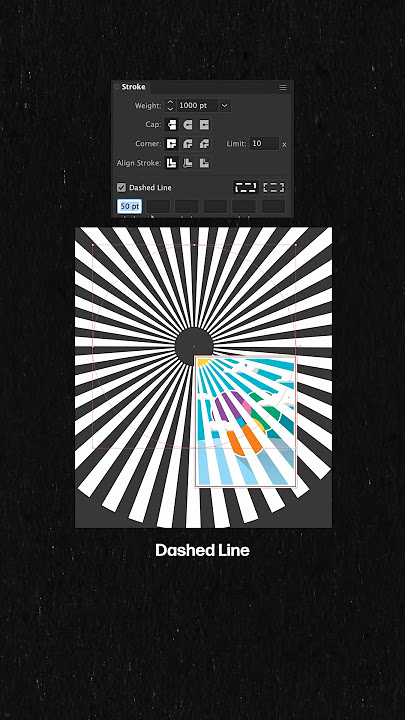 BEST way to draw SUN RAYS in Illustrator ☀️☀️ #AdobeIllustrator #GraphicDesign