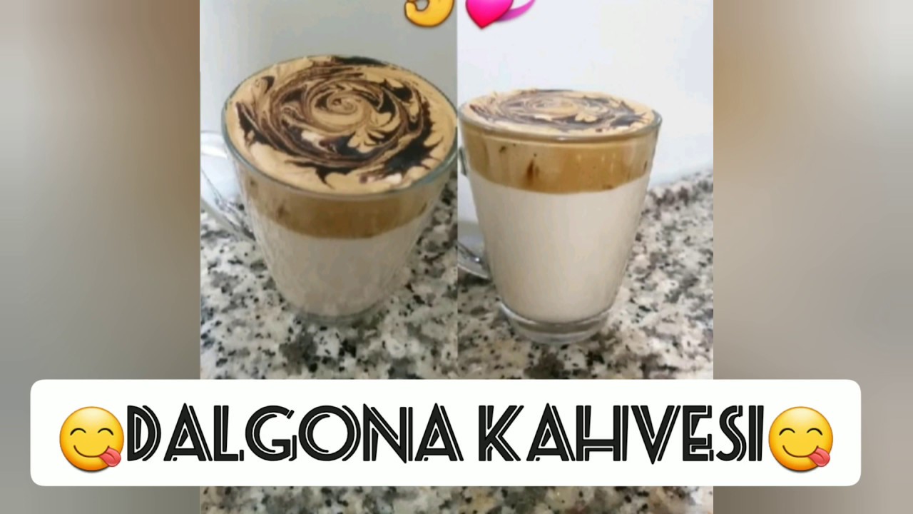 😋 Dalgona Kahvesi Tarifi (Tik Tok kahvesi)😋 YouTube