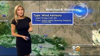 Jackie Johnson's Weather Forecast (May 7)