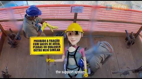 Project Video Series 100% Safe |  Manual Mechanical Suspended Scaffold (English subtitles)