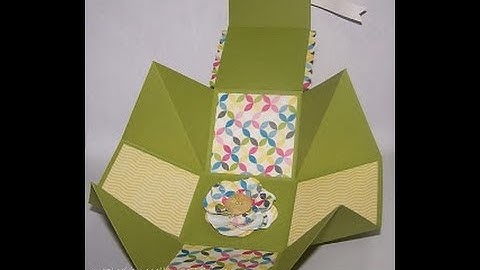 FUN FOLDS Extended Explosion Box with Kelly Gettelfinger