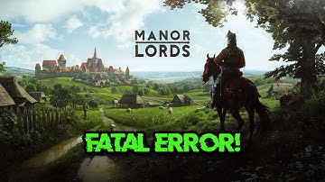 Solucion Fatal Error/LowLevelFatalError en Manor Lords en Windows 11/10