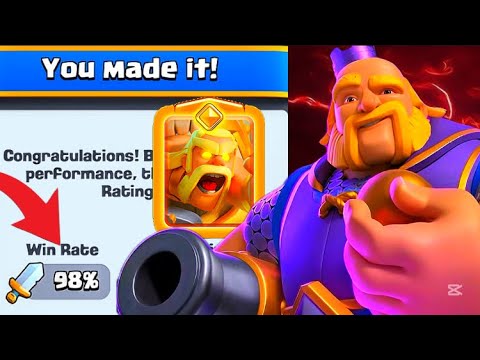 I Got a 98% Win Rate With Hero Barbarian Barrel RG Deck