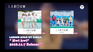 LABOUM JAPAN 1st Single「Hwi hwi」初回限定盤B DVDダイジェスト
