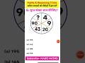 maths tricks reasoning tricks #maths #mathstricks #mathematics #reasoning #reasoningtricks #shorts