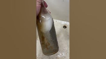 How to clean antique bottles.