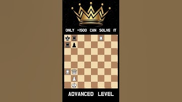 How can white mate in 2? #chess #chesspuzzle #chessgame #chesstactics #puzzle #memes #edit #king