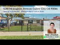 New Listing in Culver City Open House Weekends