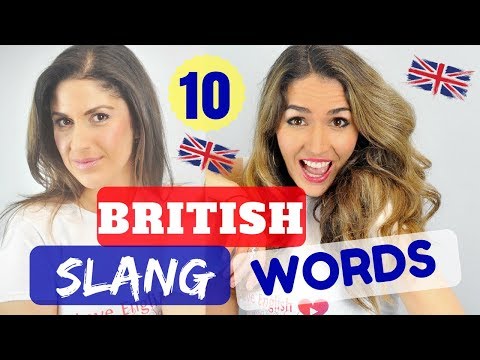 English Vocabulary lesson |  Top 10 BRITISH SLANG Words