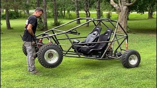 Two Seat Crosskart:  Custom Front Suspension and Custom Tie Rods