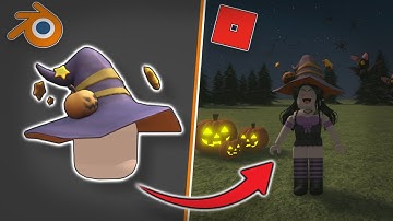 Making a Witch Hat in Roblox! (Roblox UGC)