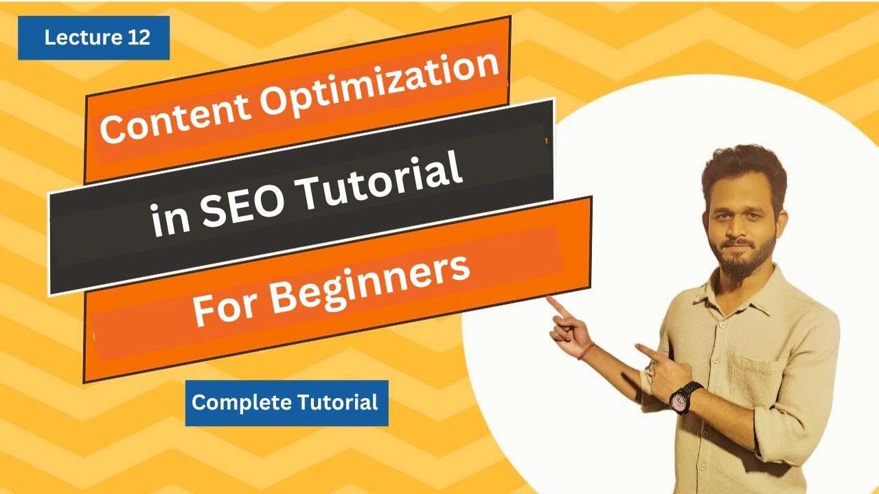 Content Optimization in SEO Tutorial for Beginners | Digital Educators ...