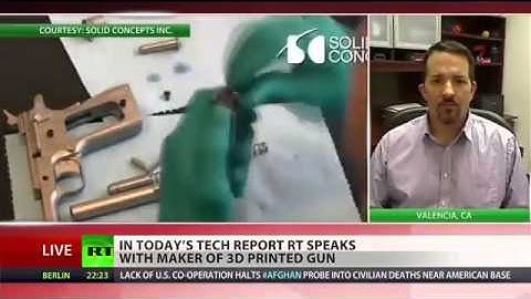 First 3D printed metal gun unveiled