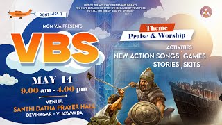 🔴 VBS - Vacation Bible School #live Service | Session - 2 | 14 May 2024 | MGM VJA 