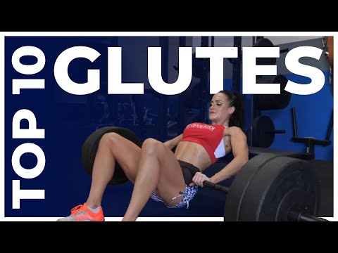 TOP 10 Glute Exercises 🍑 for Rounder Stronger Glutes (SCULPT DAT BOOTY!)