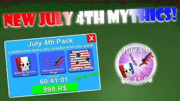 NEW JULY 4TH MYTHICS!! | Roblox: Mining Simulator
