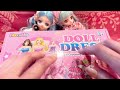 🩷 Toy ASMR Fashion Doll Clothing Shoes Dresses Satisfying with Unboxing Video #oddlysatisfying