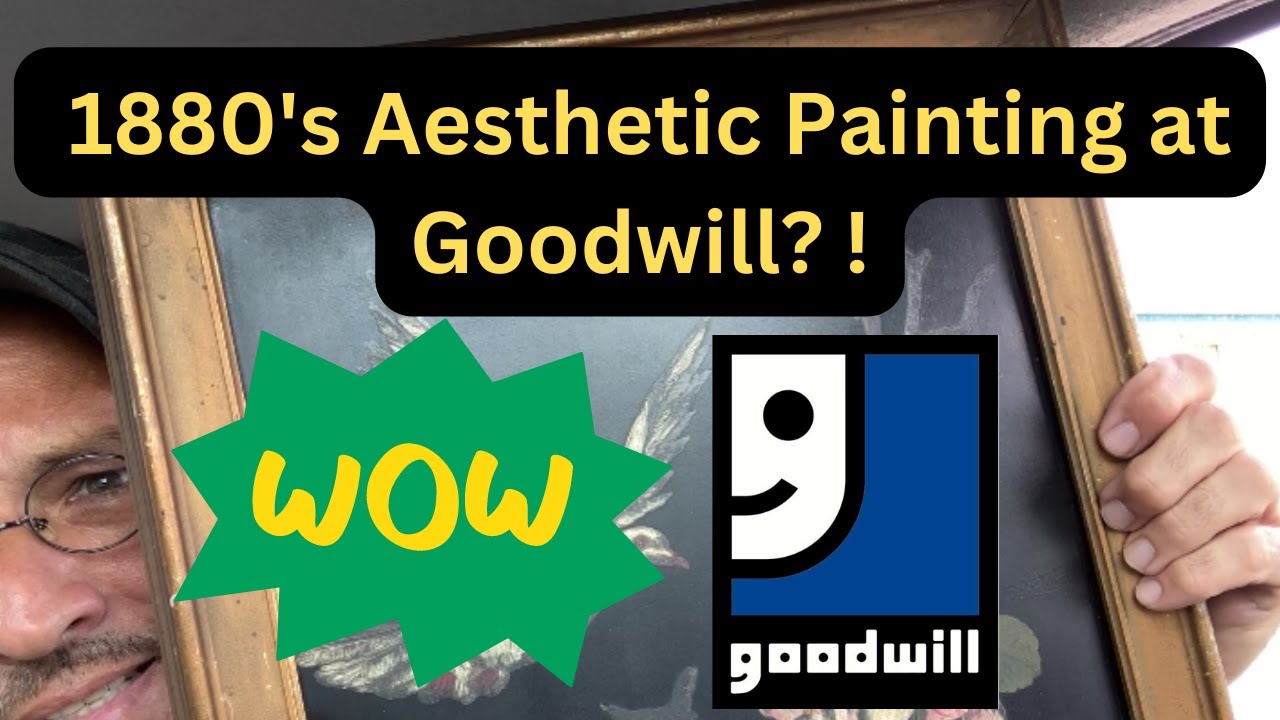 1880's Aesthetic Movement Painting at Goodwill?
