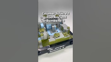 Microscale CS2 Ancient - Bombsite B diorama!#cs2 #lego #csgo #customlego #csjoyer