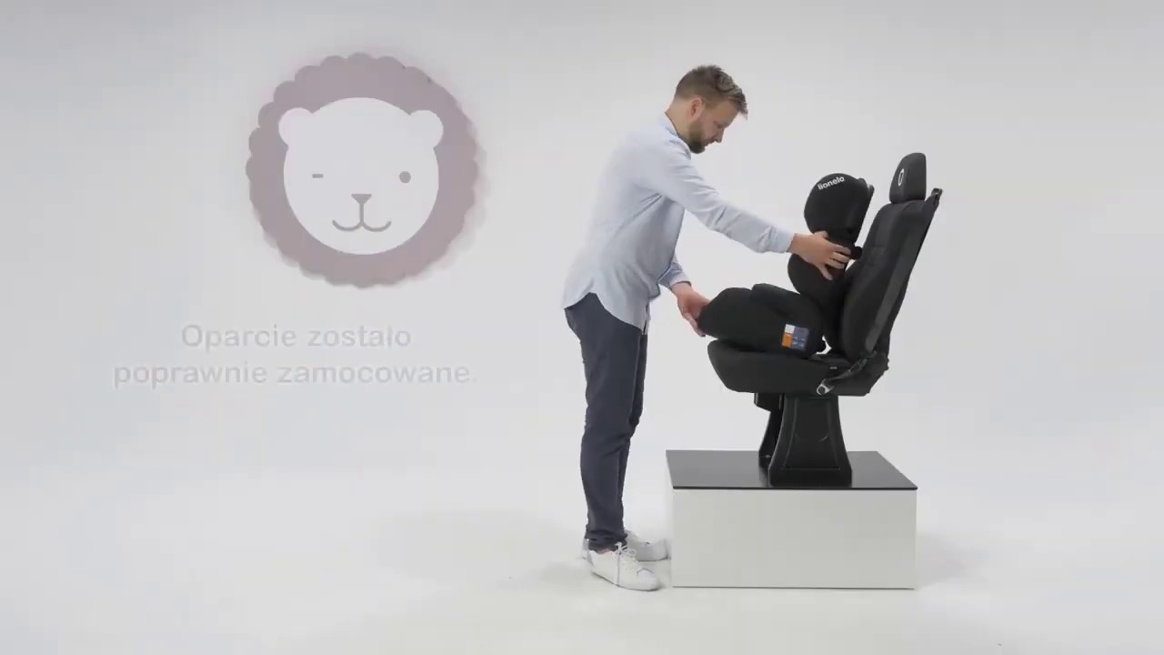 Детское автокресло Lionelo Lars 15-36 кг инструкция установки - YouTube
