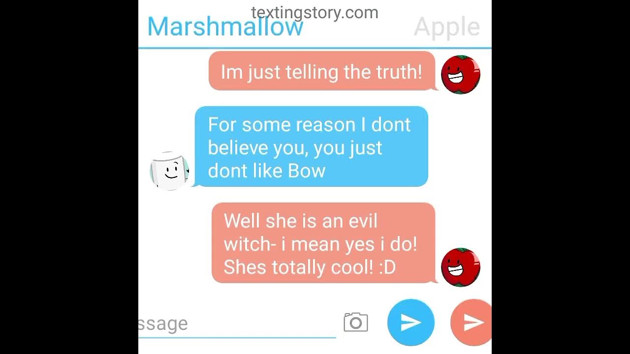 Inanimate Insanity Texting Marshmallow x Apple YouTube