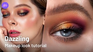 Dazzling makeup look tutorial — wemakeup.com