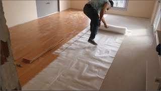 USTASINDAN LAMİNAT PARKE BÖYLE DÖŞENİR - laminate flooring