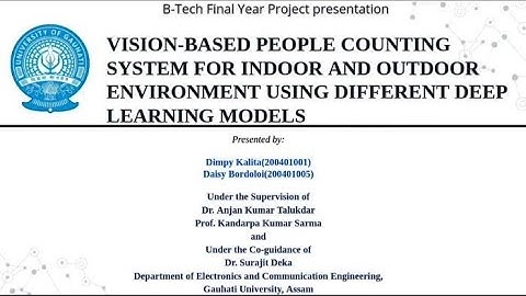 People counting system for Indoor and Outdoor Environment using different Deep Learning Models